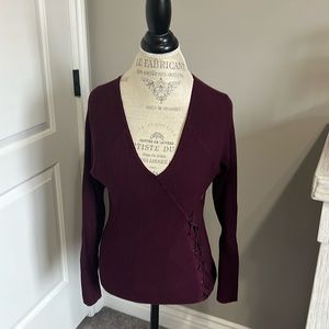 New York Company sweater, purple